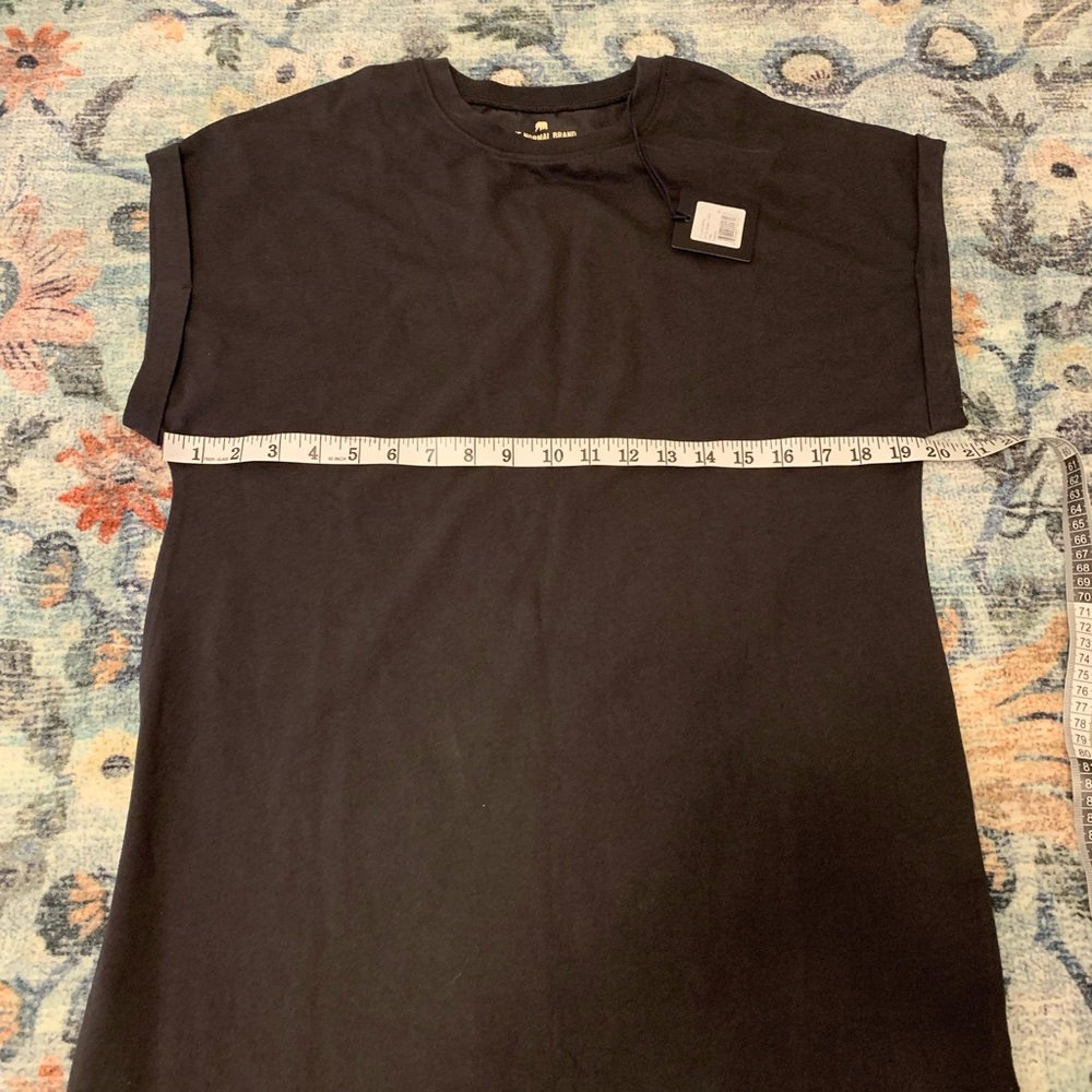 NWT The Normal Brand Lennox Jersey Midi T-Shirt Dress - Picture 5 of 9